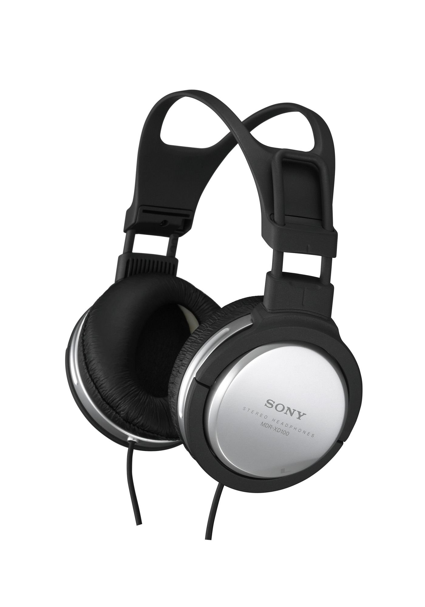 Sony MDR-XD100 HiFi Wired Stereo Headphones with Noise Isolation - Silver | Premium Sound for Music, Gaming & Studio Recording