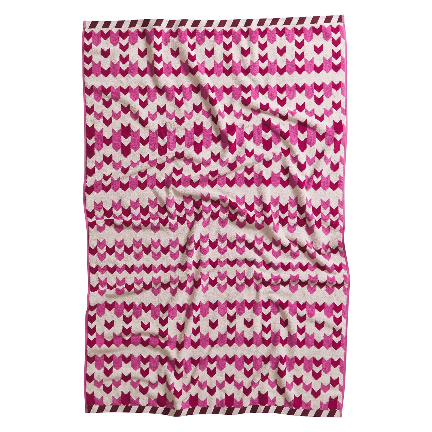 Arlette Luxury Bath Sheet - Super Soft & Absorbent Fuchsia Bath Towel for Spa, Bathroom & Beach Use