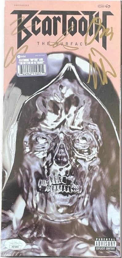 Beartooth Band Signed Autographed CD Box Set - The Surface Album by Caleb Shomo with Bonus Tracks + JSA Certificate - Perfect for Music Collectors & Rock Fans (Gift Idea for Concert Lovers)