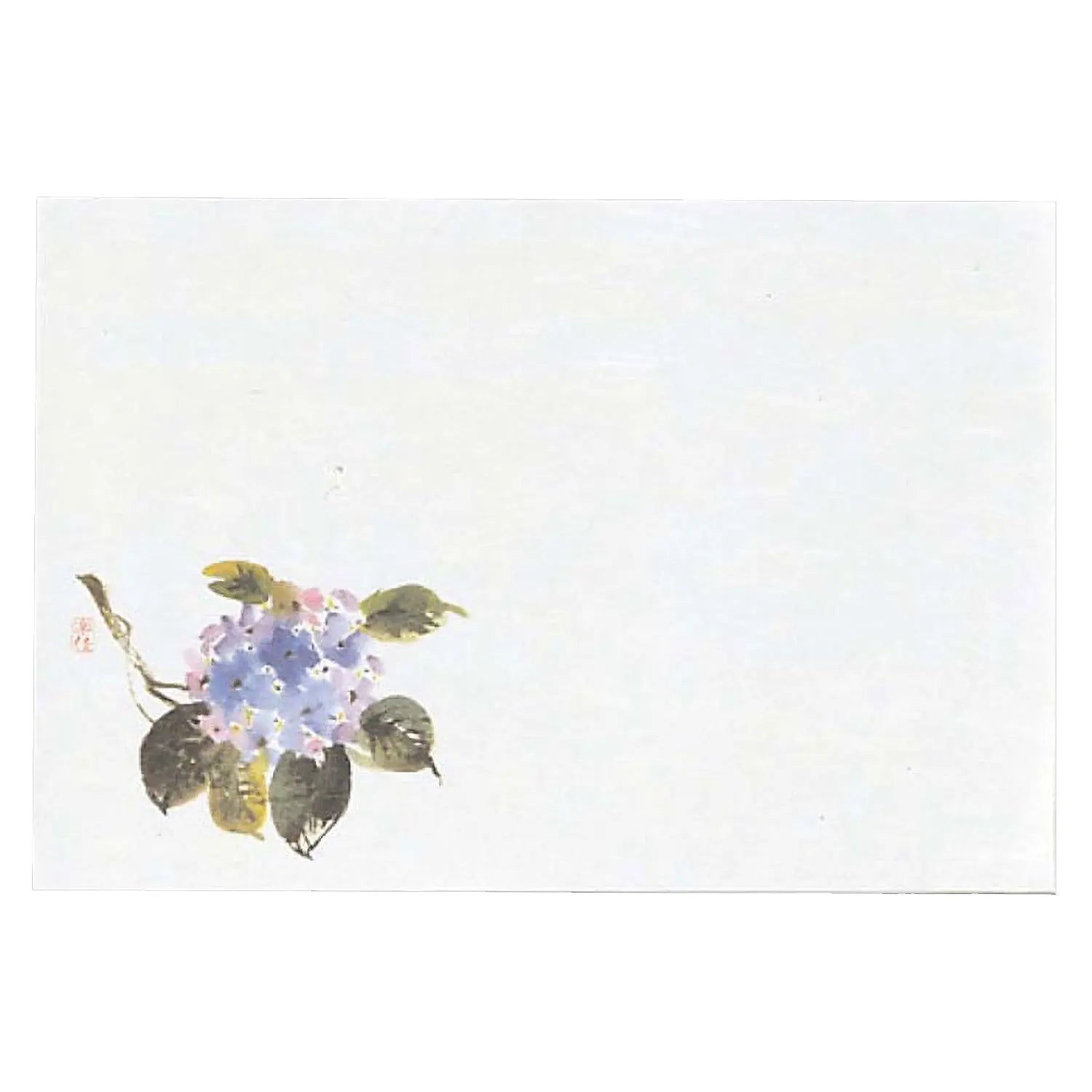Premium MIN Senju Washi Paper Placemats - Japanese Hydrangea Floral Design (100-Pack) - Elegant Table Setting for Dining, Tea Parties & Home Decor