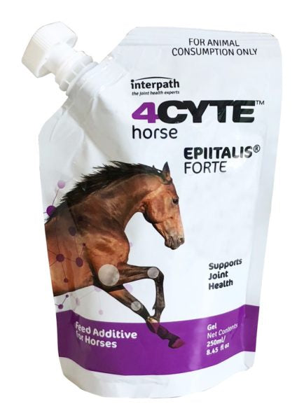 4Cyte Epiitalis Forte Equine Joint Support Gel - 250ml for Horse Arthritis & Mobility - Veterinary-Approved Solution for Performance Horses & Senior Equine Care