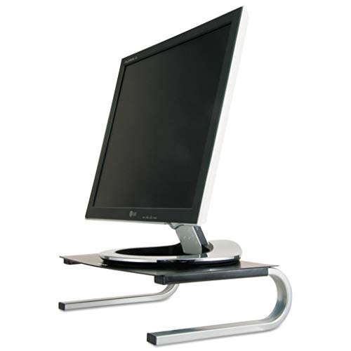 Allsop Redmond Steel Monitor Stand - Ergonomic Desk Riser for Computer Screens & Laptops - Home & Office Workspace Organization Accessory