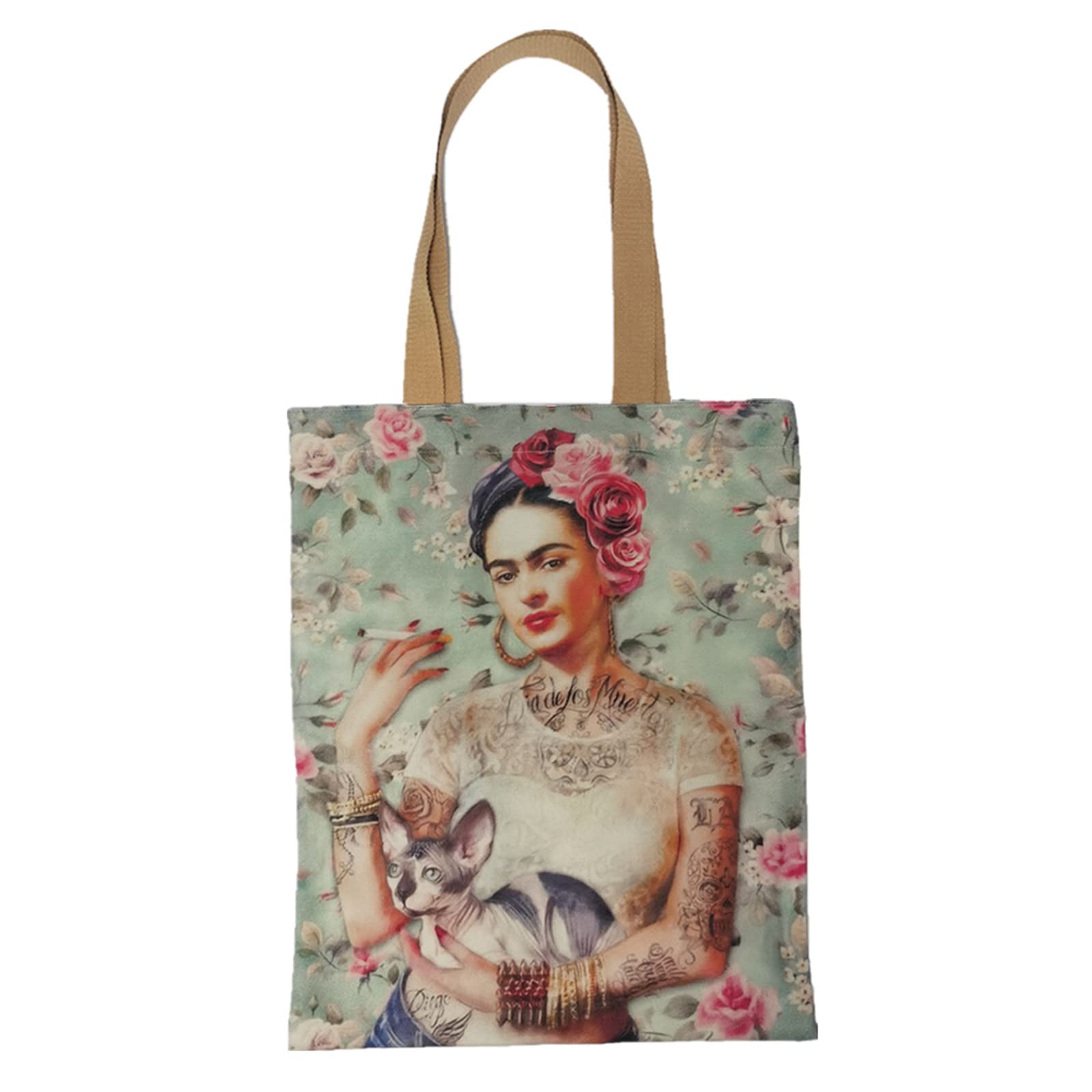 Eco-Friendly Reusable Tote Bag for Women - Washable & Foldable Commuter Bag, Beach Tote, Book Bag & Travel Picnic Organizer with Inner Pocket - Perfect for Shopping, Work, Gym & Outdoor Activities