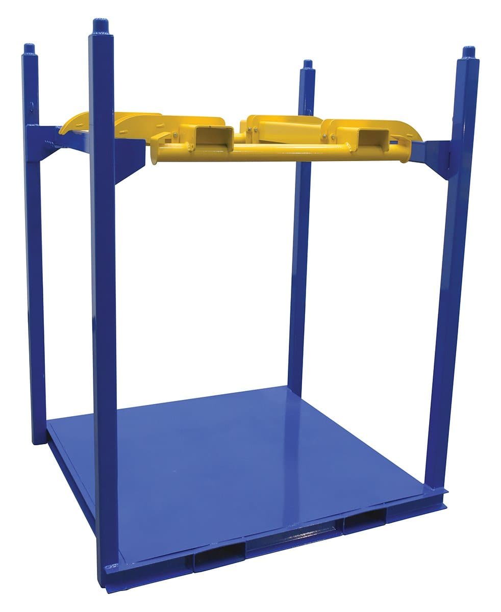 Heavy Duty Bulk Bag Lifter & Storage Rack - Durable Pallet Rack System for Warehouse, Factory & Industrial Use - Perfect for Lifting and Organizing FIBC Bags in Commercial Settings