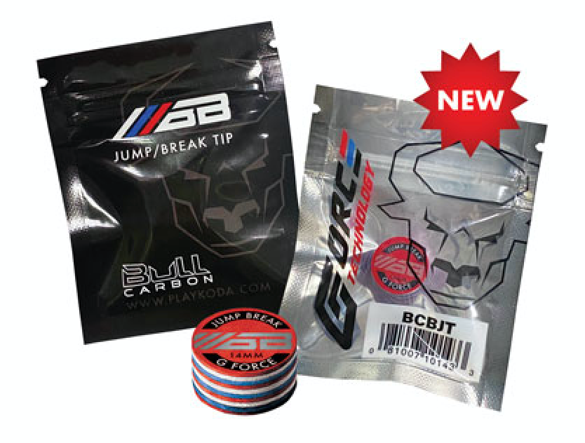 G Force Bull Breaker Jump/Break Pool Cue Tip - High Performance Carbon Fiber Tip for Jump Shots & Break Shots in Billiards & Pool Games