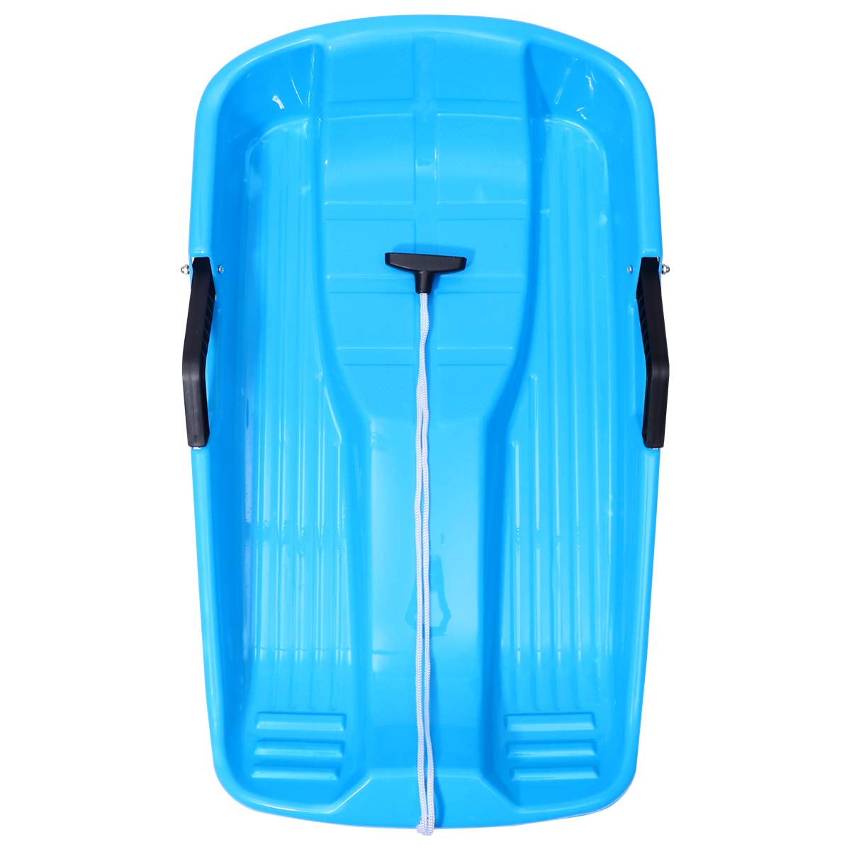 IMIKEYA Snow Sled for Kids & Adults - Winter Toboggan & Grass Slider for Outdoor Fun
