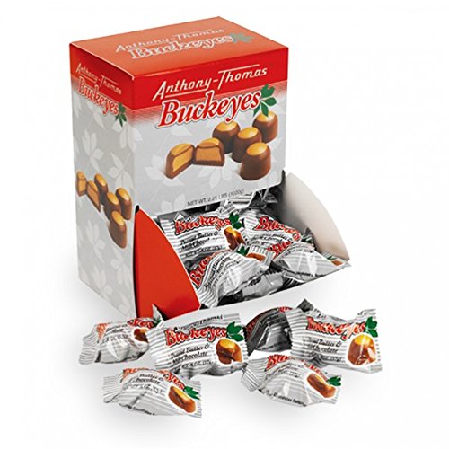 Delicious Milk Chocolate Buckeyes - Homemade Peanut Butter Balls Dipped in Creamy Chocolate - Perfect for Holiday Gifts, Party Treats & Dessert Platters