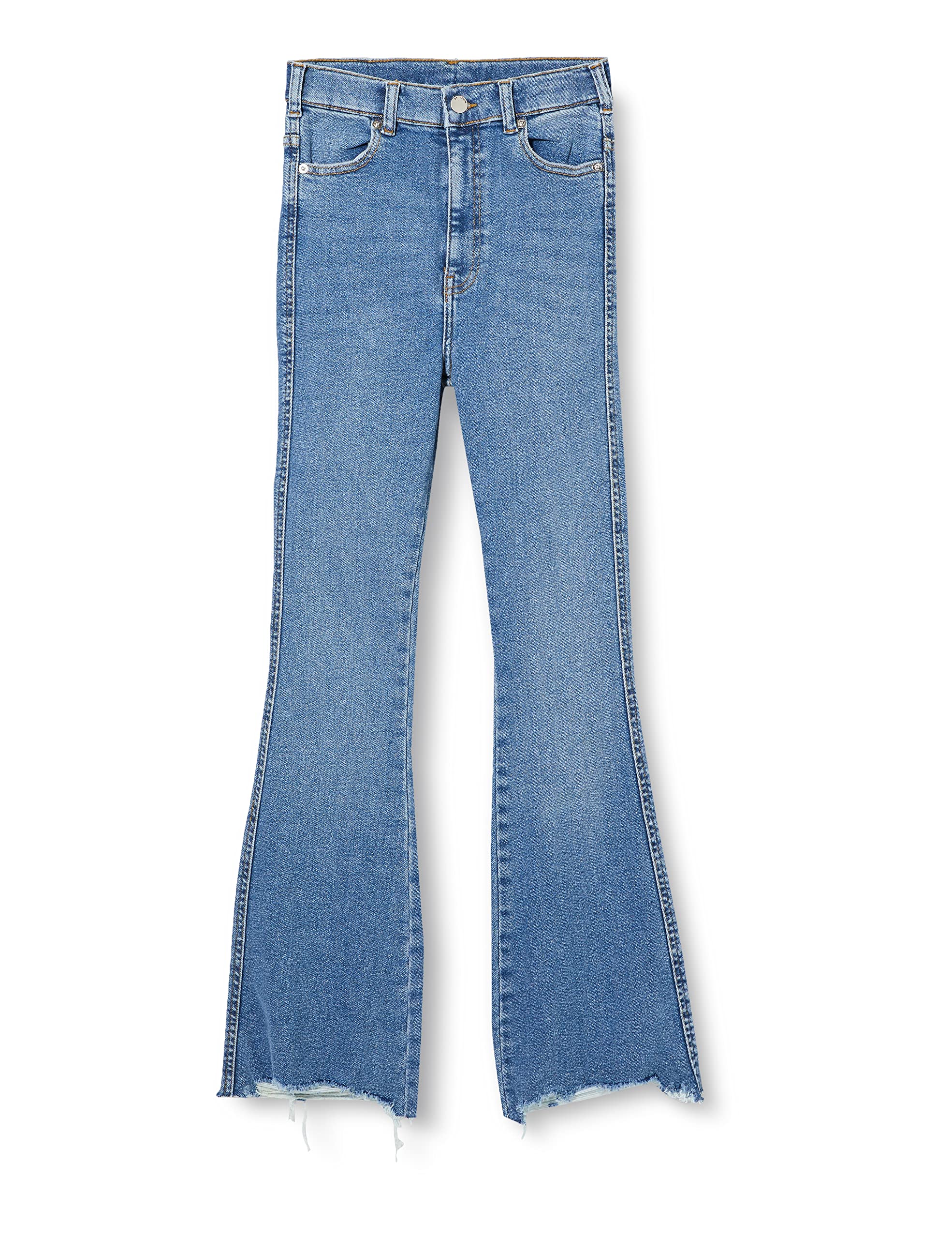 Dr. Denim Women's Moxy Flare Jeans - High Waist Stretch Denim Pants for Casual & Retro Style | Perfect for Everyday Wear, Date Nights & Vintage Outfits