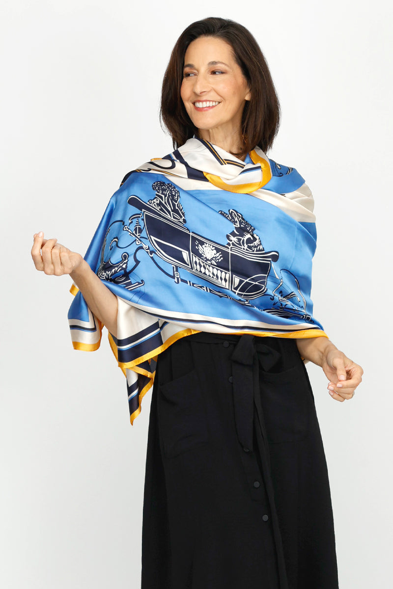 Stylish Floral Print Scarf for Women - Soft Lightweight Fashion Accessory - Perfect for Fall, Winter & Everyday Outfits