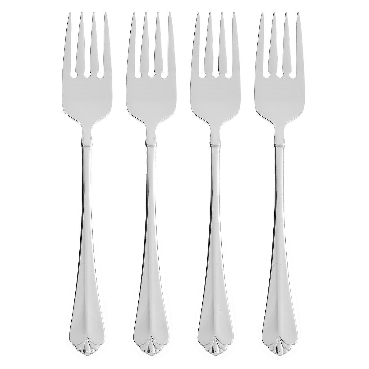 Juilliard Salad Fork Set of 4 - Premium Stainless Steel Forks for Dining, Entertaining & Picnics - Elegant Flatware for Restaurants, Dinner Parties & Outdoor Gatherings