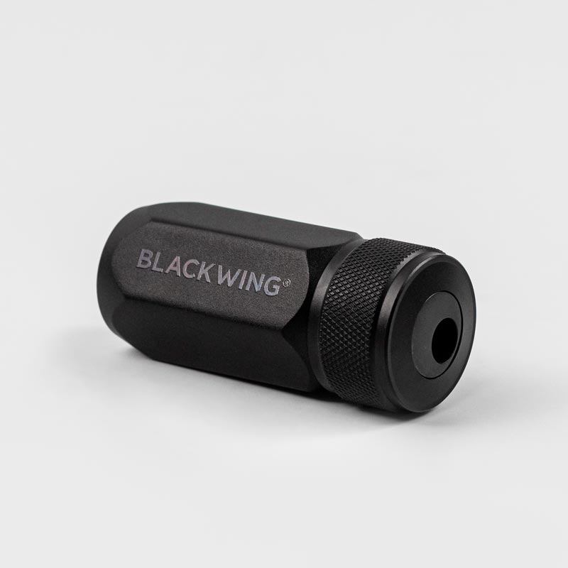 Blackwing One Step Long Point Pencil Sharpener - Premium Wooden Pencil Sharpener for Artists & Writers - Perfect for Sketching, Drawing & Office Use