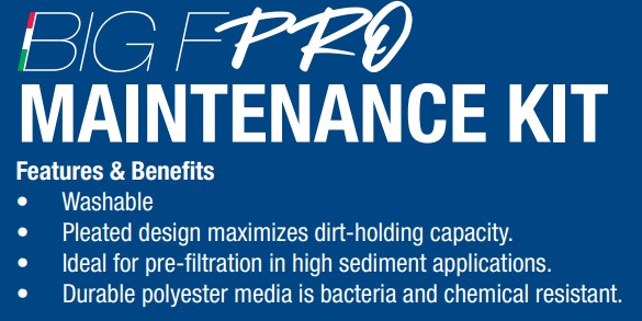 Atlas Filtri Big F Pro 256 Standard Series Air Filter Maintenance Kit - Replacement Filters for HVAC Systems, Home & Commercial Use