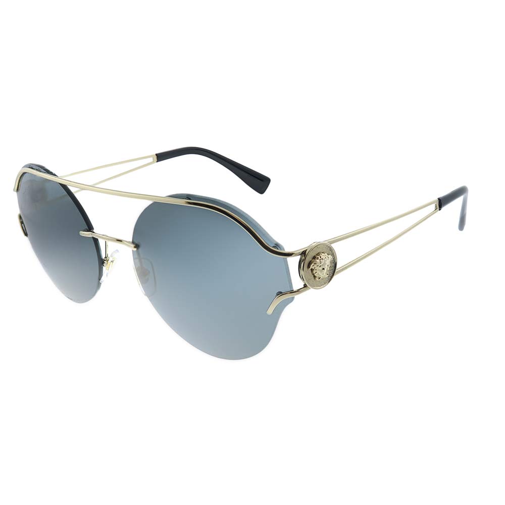 Versace Women's Fashion Sunglasses - Metal Frame UV Protection - Perfect for Beach, Driving & Outdoor Activities