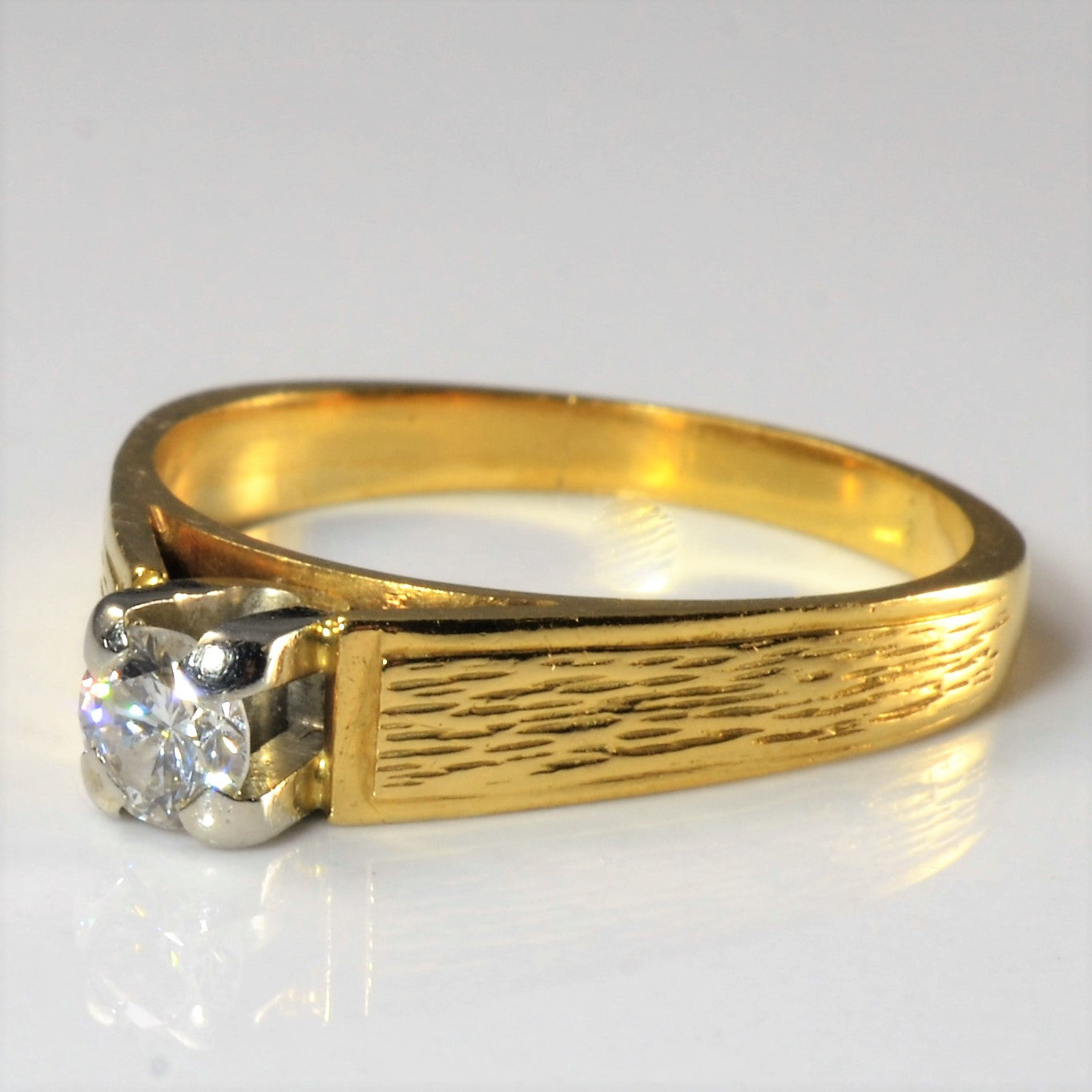 0.30ct Birks' Tapered Solitaire Diamond Ring - Size 9.25 | Elegant Engagement & Wedding Band for Women | Perfect for Proposals, Anniversaries & Special Occasions