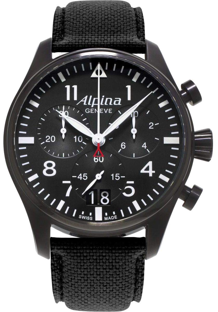 Alpina Startimer Pilot Big Date Men's Automatic Watch AL 372B4FBS6 - Luxury Swiss Timepiece for Aviation Enthusiasts & Business Professionals