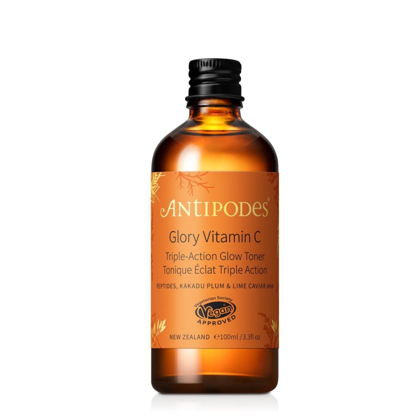 Antipodes Glory Vitamin C Triple Action Glow Toner - Brightening, Hydrating & Anti-Aging Facial Toner for Radiant Skin | Perfect for Daily Skincare Routine & Post-Cleansing Treatment