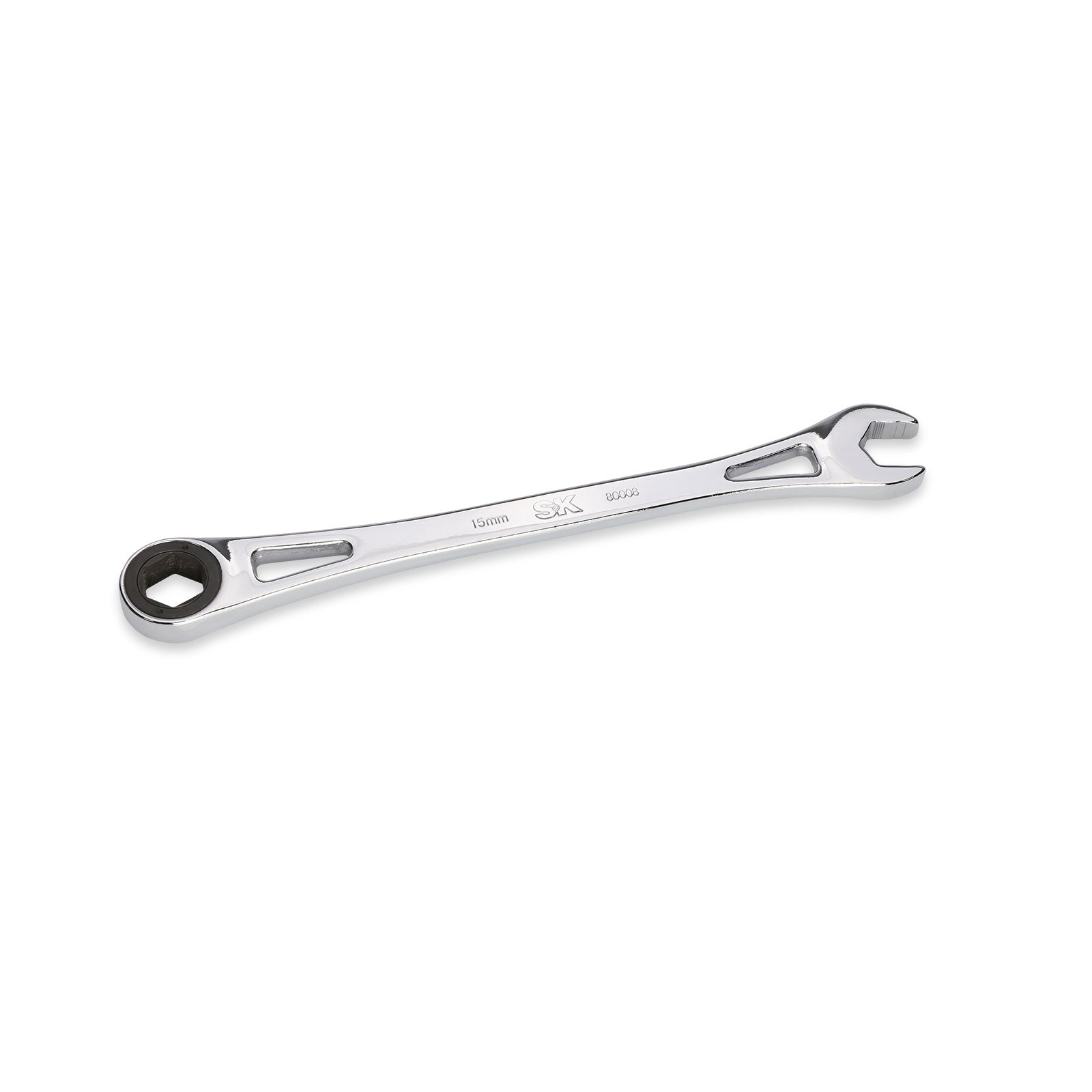 15mm X Frame® 6-Point Metric Combination Wrench - Professional Grade Tool for Automotive Repair, Machinery Maintenance & DIY Projects