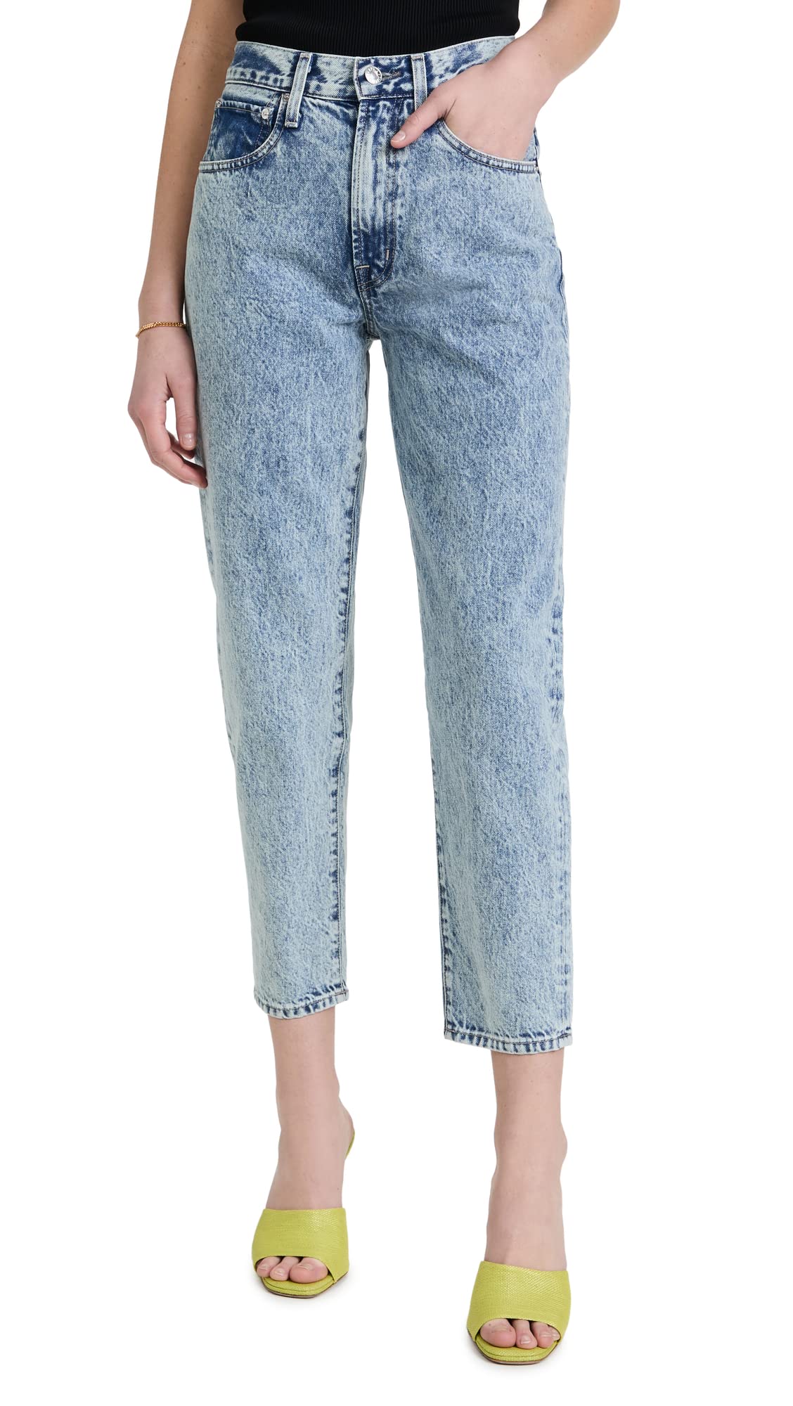 Edwin Women's Anderson High-Rise Ankle Jeans - Slim Fit Stretch Denim Pants for Casual & Work Wear | Perfect for Everyday Outfits & Office Attire