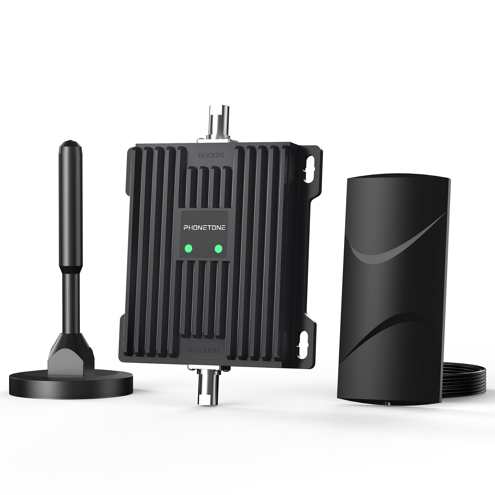 5G 4G LTE Cell Phone Signal Booster for Car, SUV & Truck - Verizon AT&T Band 12/13/17 Coverage | Omni-Directional Roof Antenna, FCC Approved | Easy Installation for Road Trips & Remote Areas