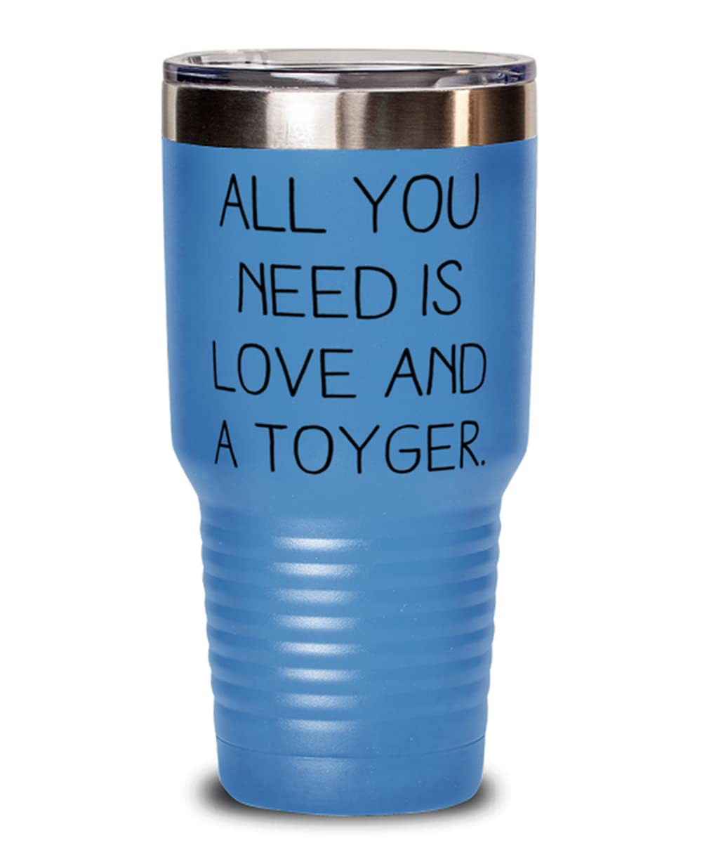 Toyger Cat Stainless Steel Tumbler 30oz - Insulated Travel Mug for Cat Lovers - Perfect Gift for Friends & Family - Ideal for Coffee, Tea & Cold Drinks at Home, Office or On-the-Go