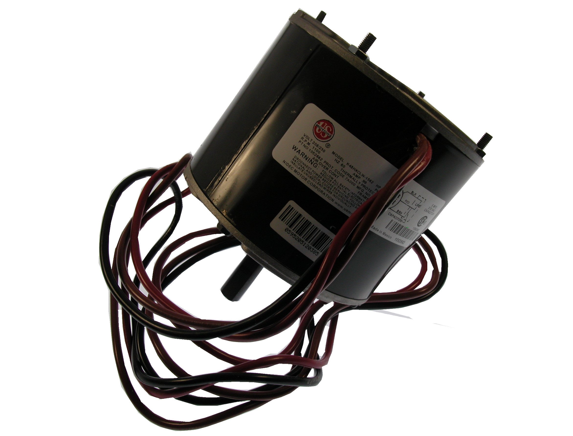 1052662 Replacement Fan Motor - High Performance Cooling Motor for HVAC, Appliances & Industrial Equipment - Perfect for AC Units, Refrigerators & Ventilation Systems