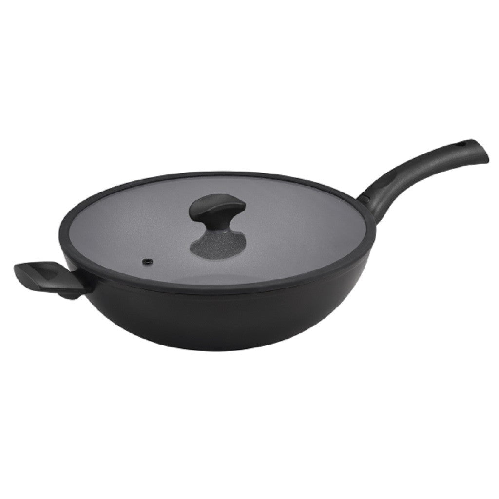 Essteele Per Salute 32cm Non-Stick Covered Stir Fry Pan - Perfect for Healthy Cooking, Stir-Frying, and Sauteing at Home