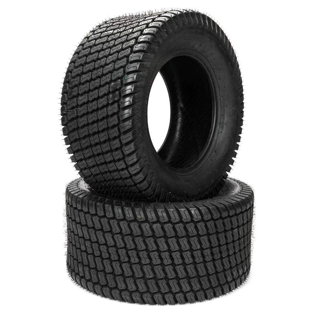 23x9.50-12 Tubeless Lawn Mower Tires - 4PR Load Range B - Heavy Duty Tractor & Golf Cart Tires for DIYers - Perfect for Lawn Care, Garden Maintenance, and Turf Applications