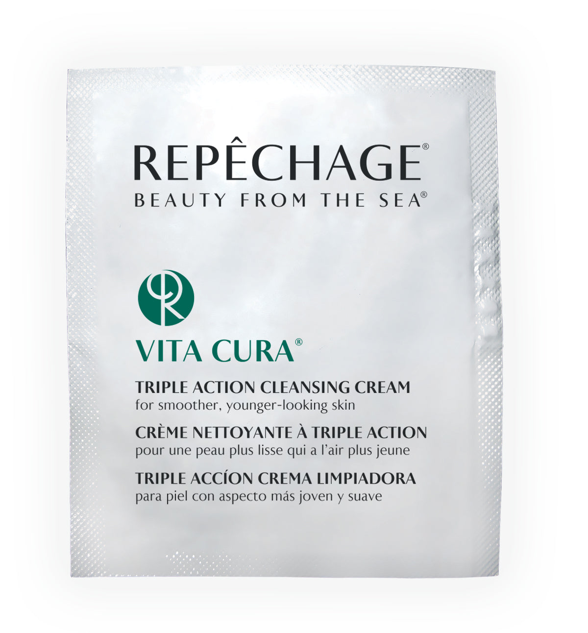 Vita Cura® Triple Action Cleansing Cream - Deep Pore Facial Cleanser for Oily & Acne-Prone Skin | Gentle Exfoliating & Hydrating Face Wash | Travel Size Sample (Perfect for Gym Bag & Vacation Skincare Routine)