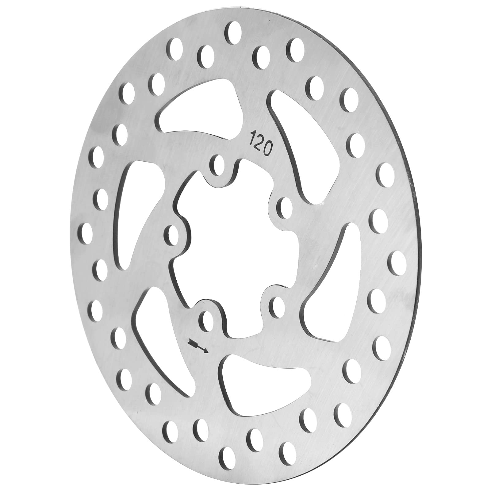 Jopwkuin Bike Disc Brake Rotor - Heat Dissipation Electric Scooter Brake Disc for M365 with 5-Hole Screw Model | High-Performance Braking for Commuting & Urban Riding