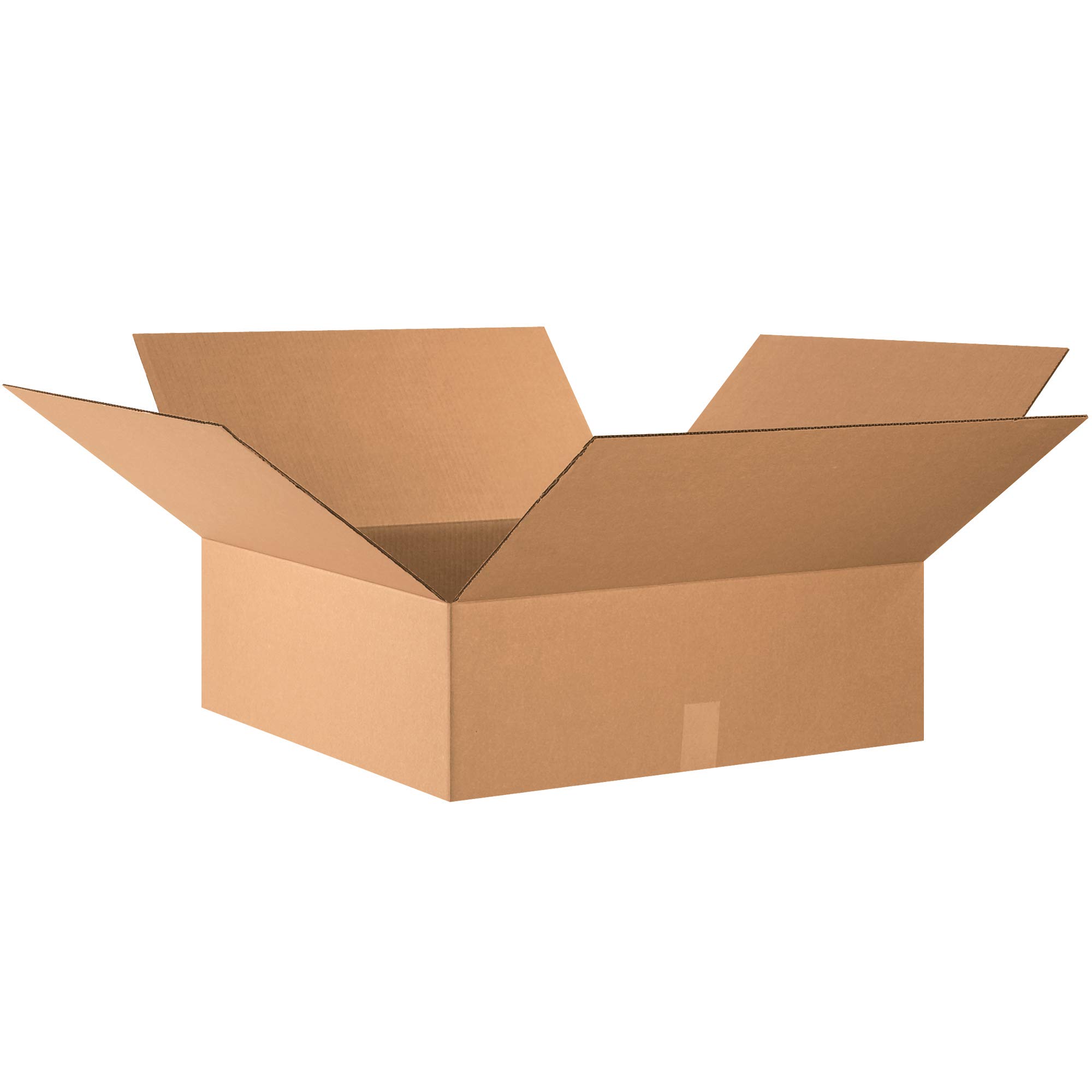 24x20x8 Inch Corrugated Cardboard Flat Shipping Boxes - Kraft Brown - Pack of 20 - Heavy Duty Moving & Packing Boxes for Ecommerce, Storage & Home Moving | CS24208