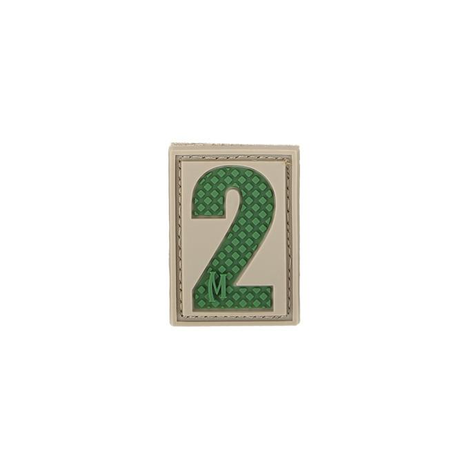 US Army Number 2 Morale Patch - Tactical Military Velcro Patch for Morale Boosting - Perfect for Vests, Backpacks & Military Gear