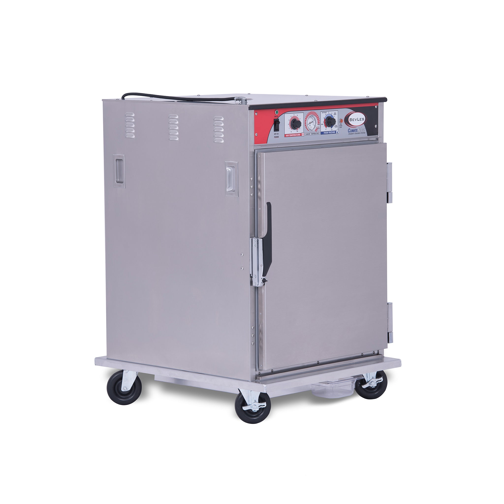 BevLes HCSS44W64 Half Size Humidity Controlled Insulated Heated Holding Cabinet - 230V Silver | Commercial Food Warmer for Restaurants, Catering & Buffets
