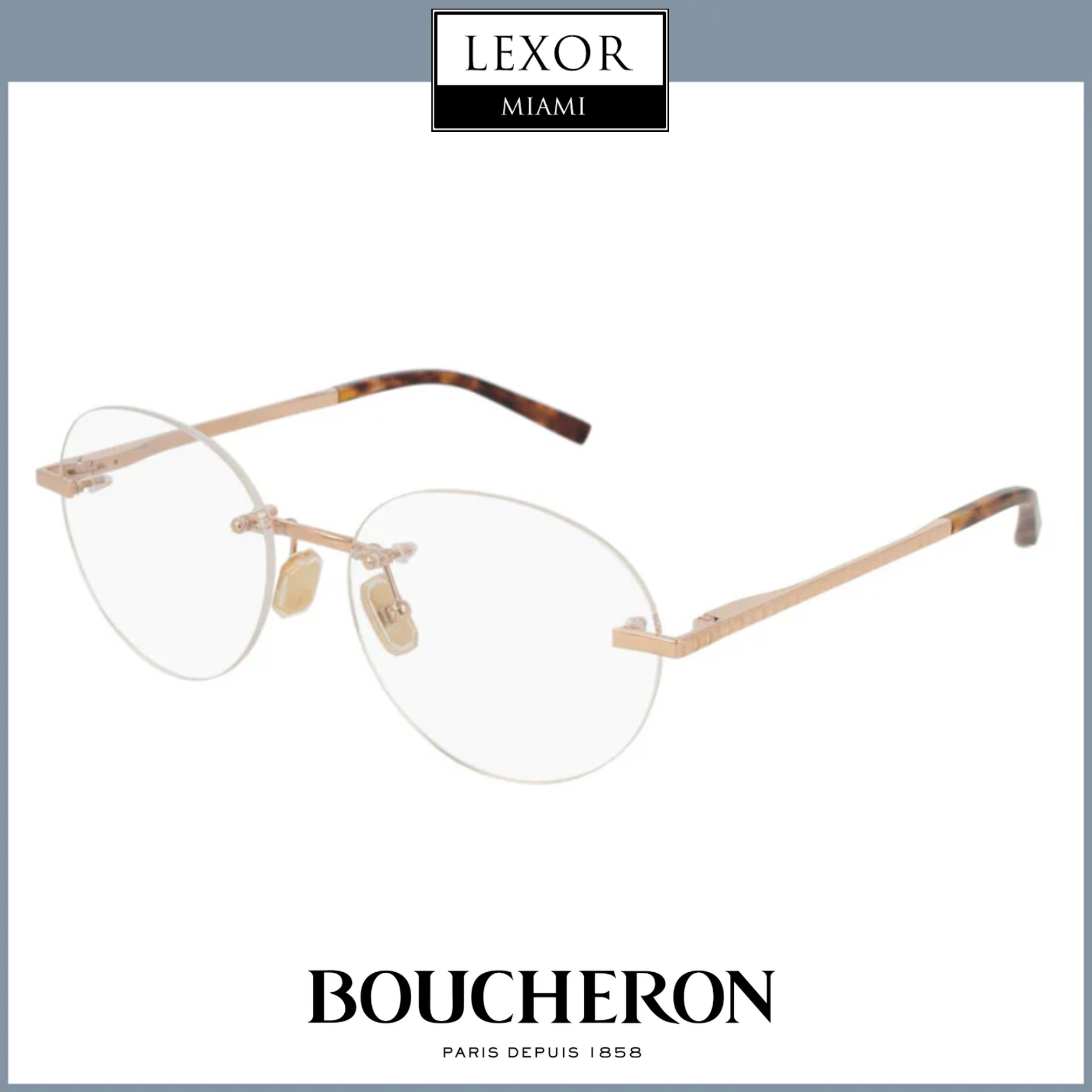 Boucheron BC0056O 002 Women's Designer Sunglasses - UV Protection, Polarized Lenses for Fashion & Outdoor Activities