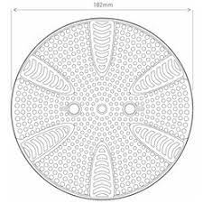 Pentair 50mm Clear Fiberglass Suction Cover - Durable Pool & Spa Replacement Part for Safety and Maintenance