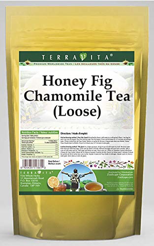 Organic Honey Fig Chamomile Loose Leaf Tea - 3 Pack (8 oz Each) | Herbal Relaxation Tea for Stress Relief & Better Sleep | Perfect for Evening Rituals & Gift Giving