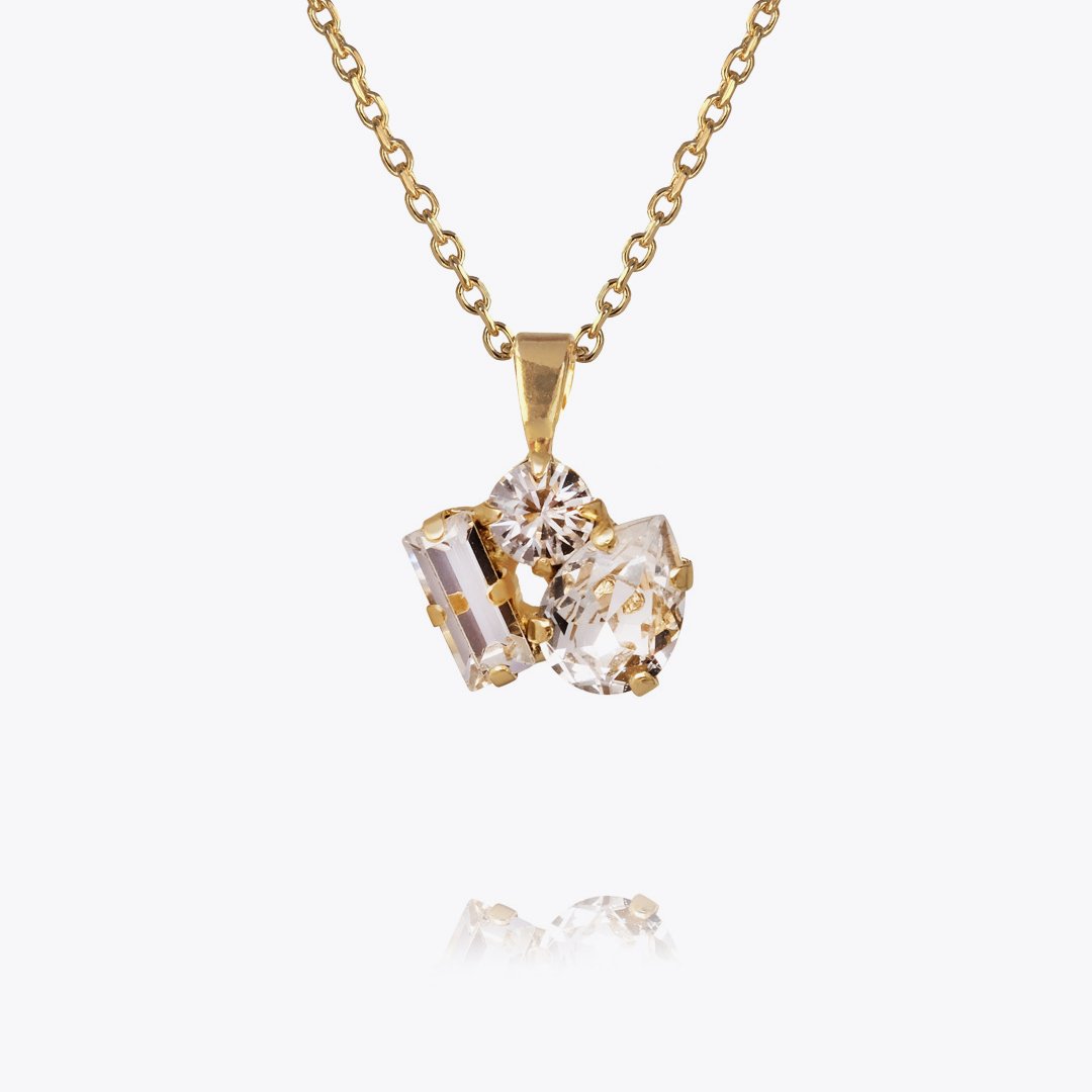 Isa Crystal Necklace - Elegant & Dainty Jewelry for Women | Perfect for Weddings, Parties & Everyday Wear