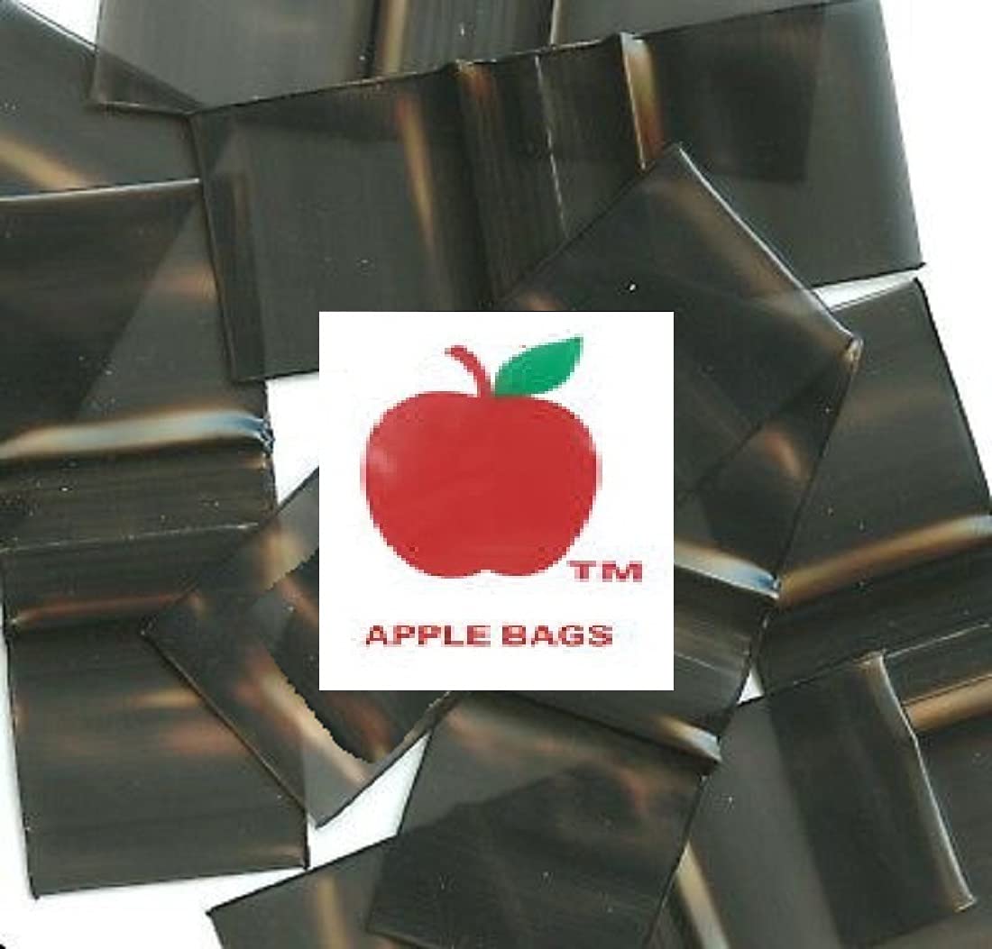 10,000 Black 12510-S 2mil Resealable Plastic Bags 1.25