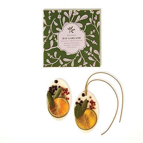 Rosy Rings Botanical Wax Sachets - Bay Garland for Home Fragrance