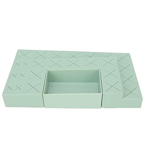 25-Slot Lipstick Holder & Cosmetic Organizer - Multipurpose Storage for Lipsticks, Brushes, Makeup Tools (Green) - Perfect for Vanity, Bathroom, Travel & Salon Organization