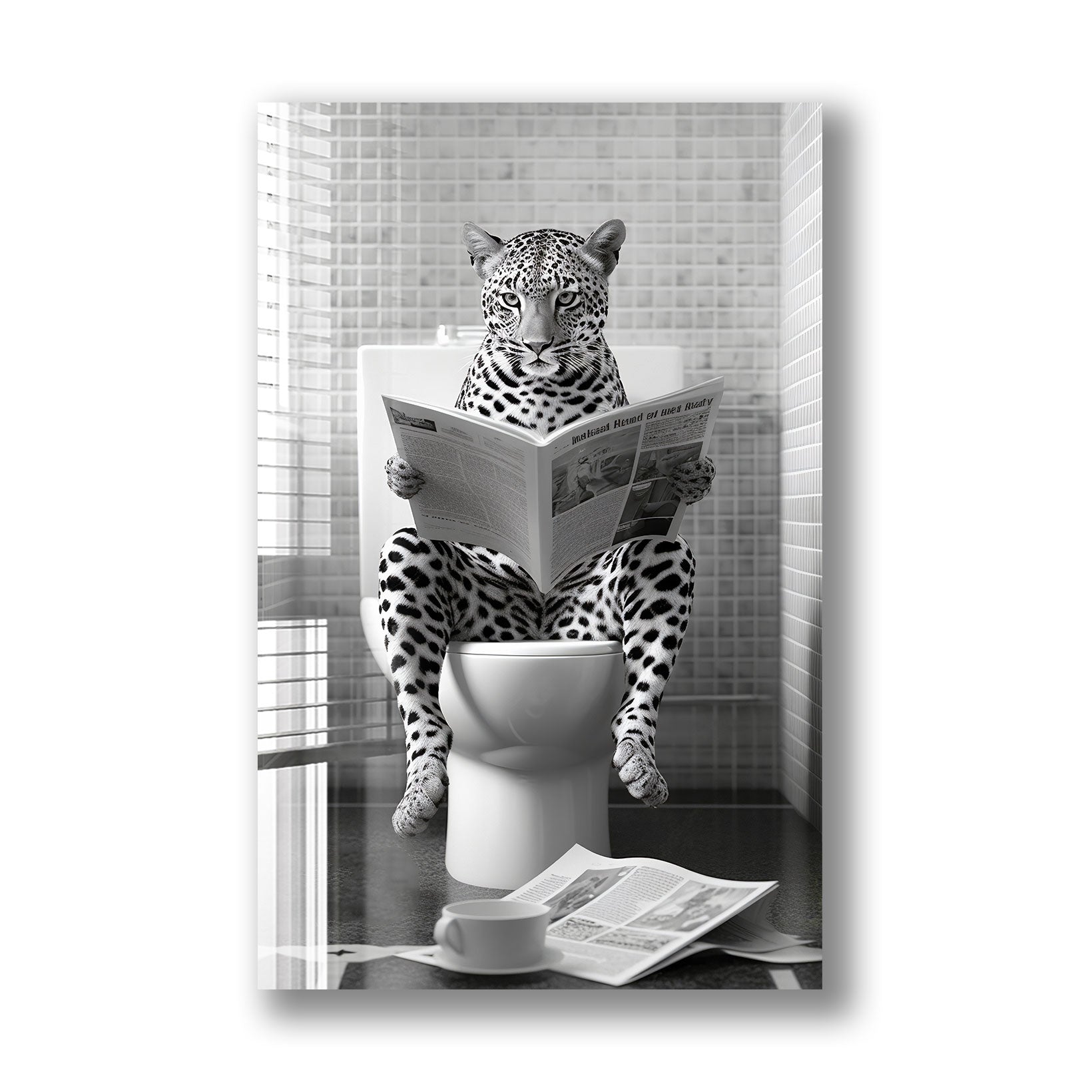 Leopard Print Toilet Seat Cover - Soft and Durable Bathroom Decor for Modern Homes, Perfect for Animal Lovers and Jungle Theme Decor