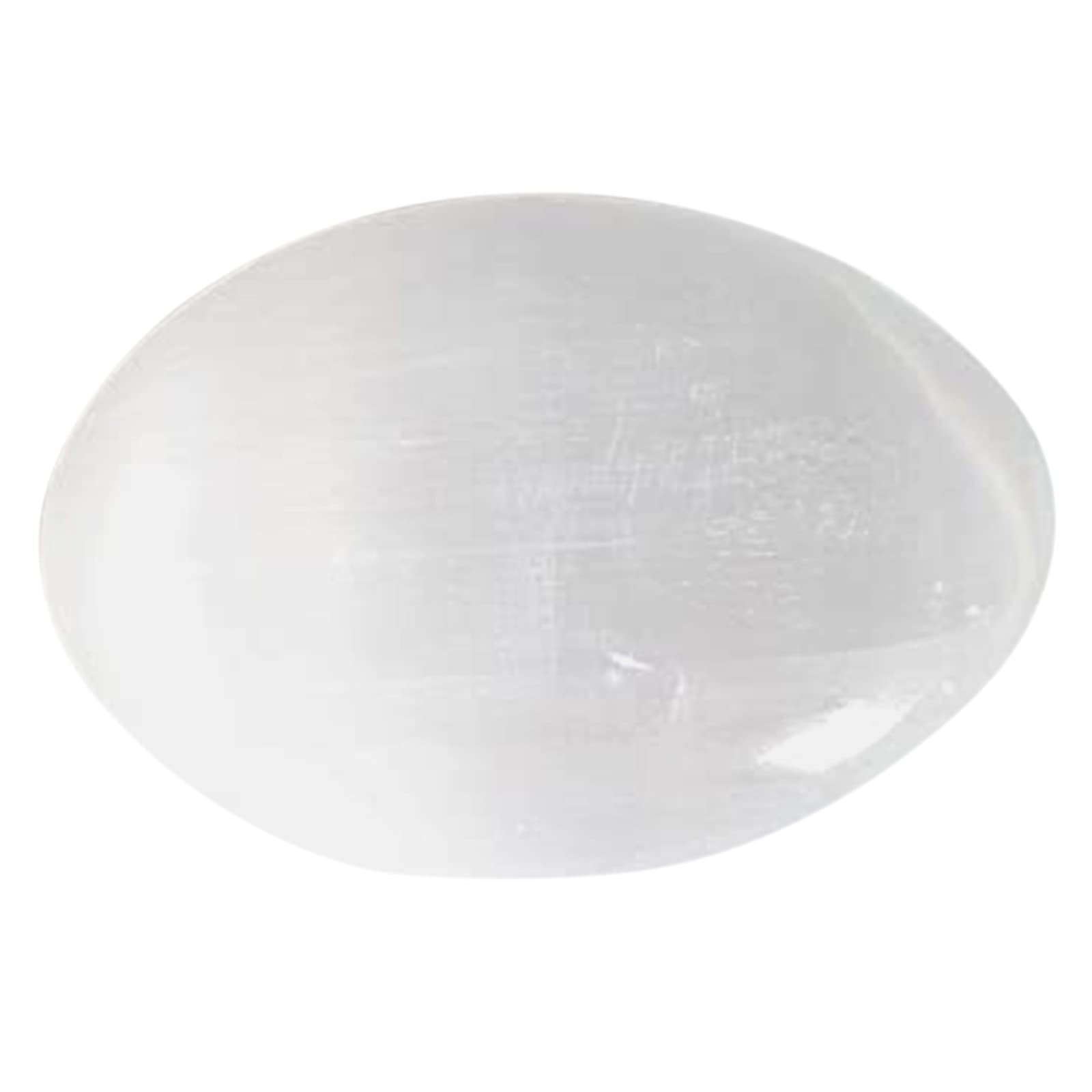 Natural White Agate Healing Stone - Spiritual Energy Crystal for Meditation, Chakra Balancing & Massage Therapy | Perfect for Yoga, Reiki & Home Decor
