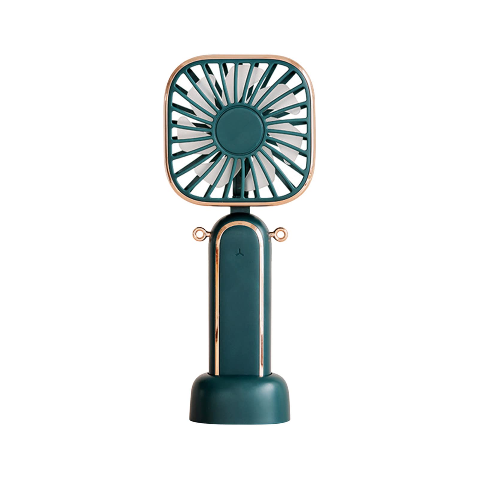 Comigeewa Portable USB Rechargeable Handheld Fan - Mini Hanging Neck & Desktop Electric Fan with 3 Speeds - Perfect for Office, Travel, Gym, and Outdoor Activities