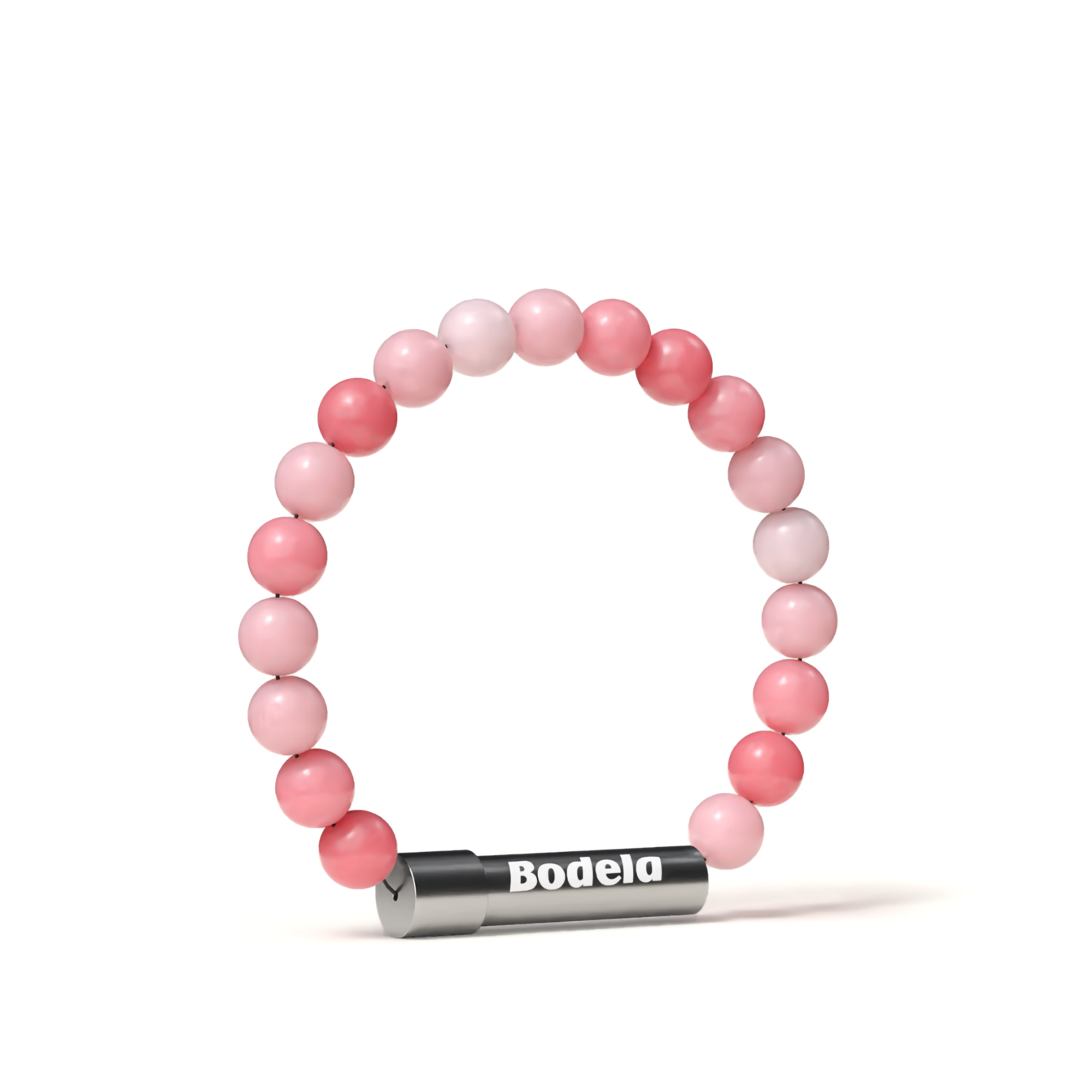 Bodela Pink Jade Wish Bracelet for Women - Genuine Natural Stone Beaded Bracelet for Good Luck, Protection & Positive Energy | Perfect for Gifts, Meditation & Spiritual Healing