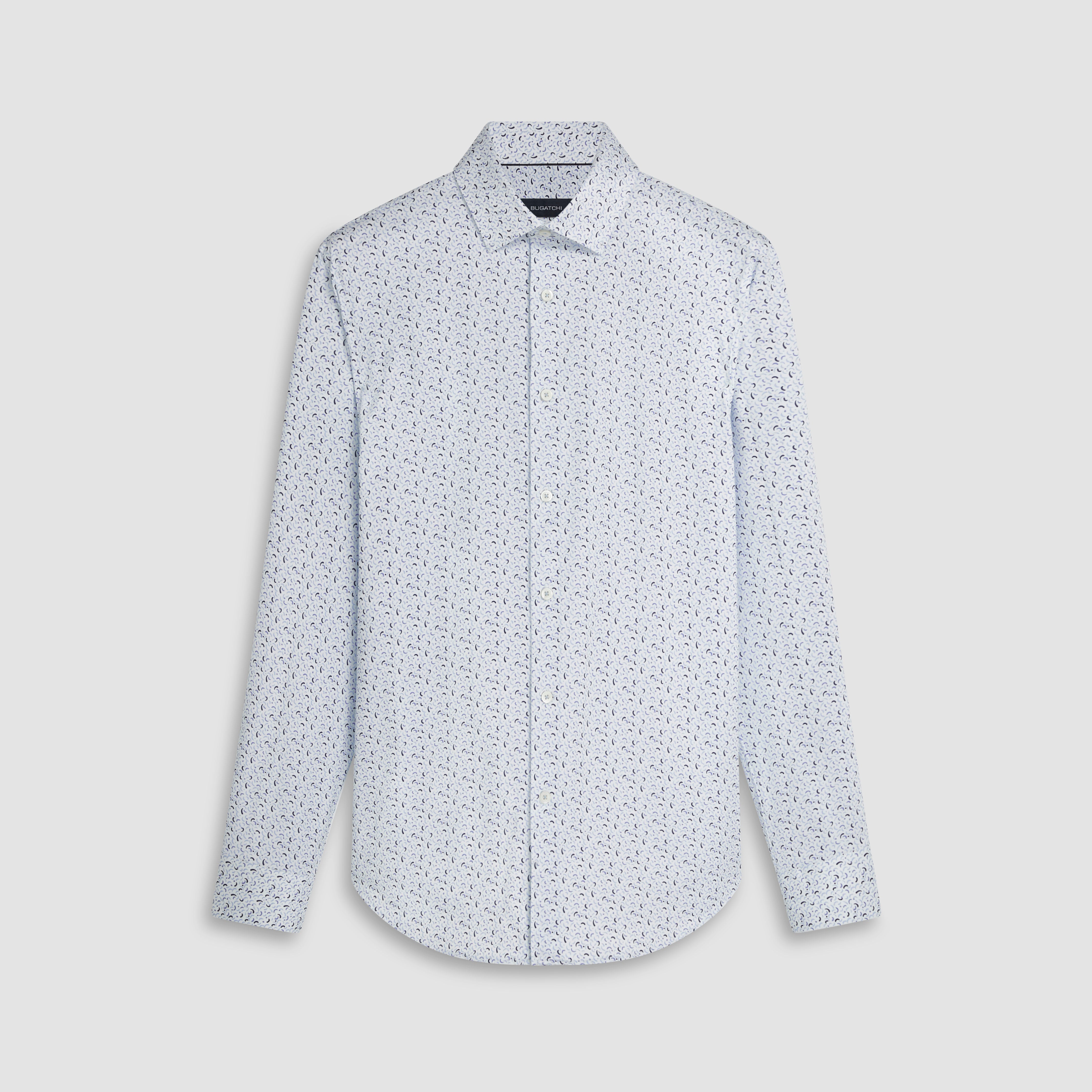 James Abstract Print Cotton Shirt for Men - Stylish Casual Button Down Shirt for Work, Date Night & Everyday Wear