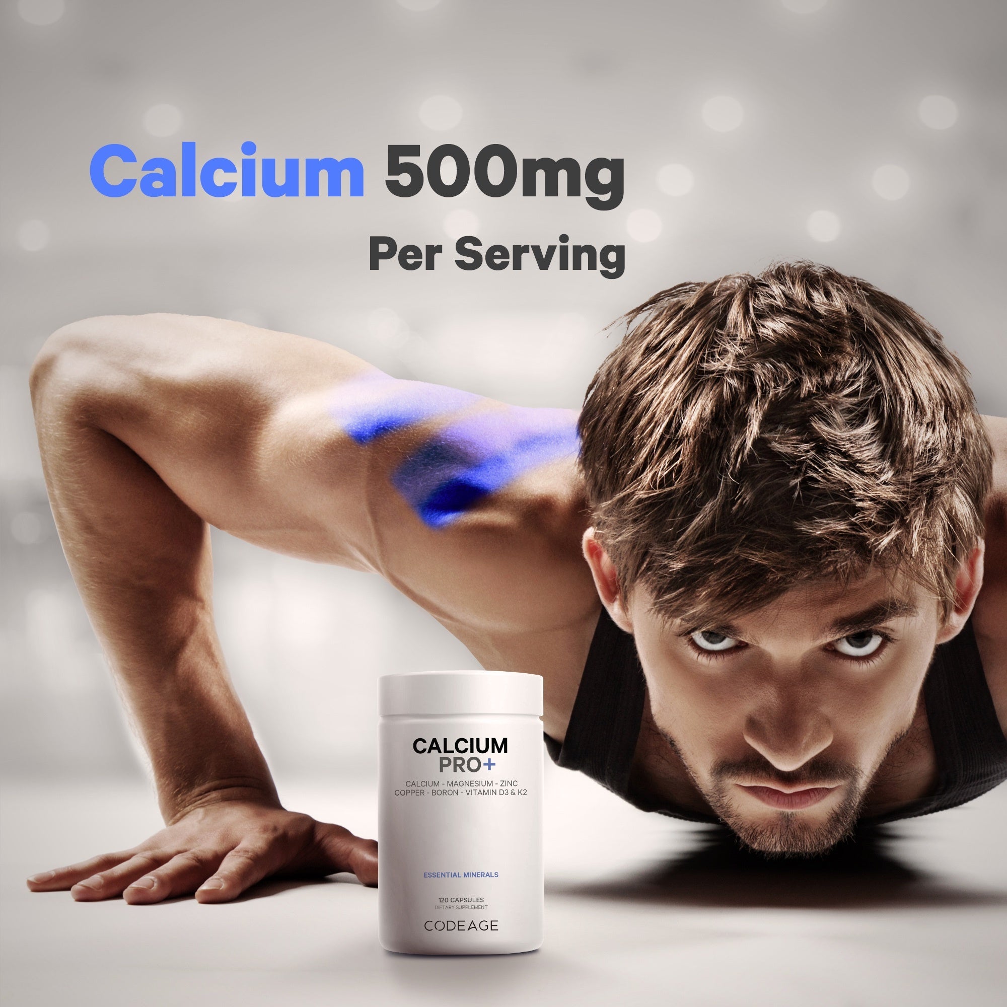 Codeage Calcium Pro+ - Premium Calcium Magnesium Supplement for Bone Health, Joint Support & Muscle Recovery - Ideal for Adults & Seniors - Supports Strong Bones & Healthy Joints