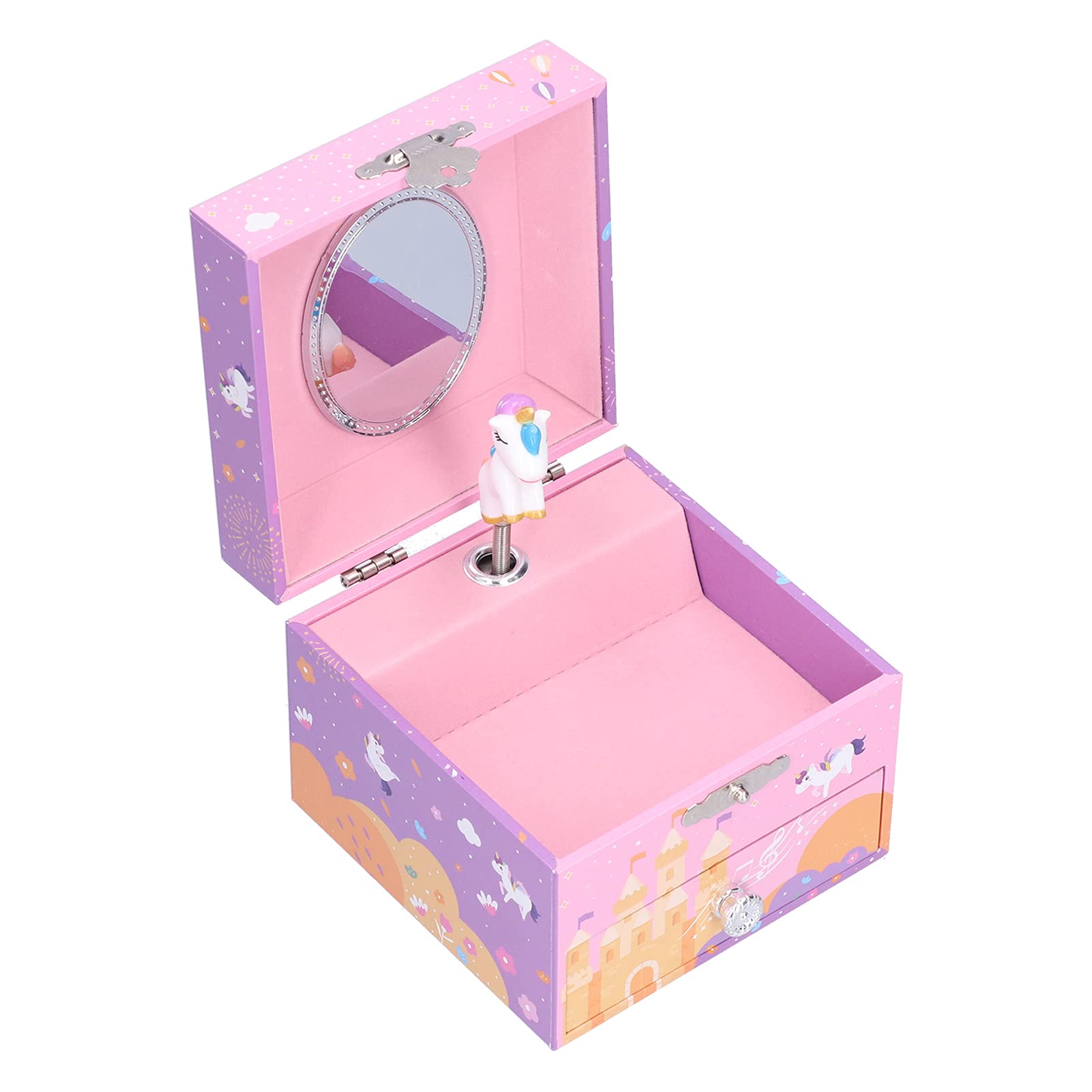 Animal Shaped Musical Jewelry Box - Birthday Gift with Melody, Handmade Wooden Music Box for Jewelry Storage | Perfect for Home Decor, Gift Giving & Special Occasions