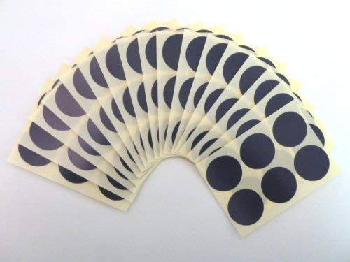 25mm Navy Blue Round Labels - 102 Stickers for Organizing & Coding