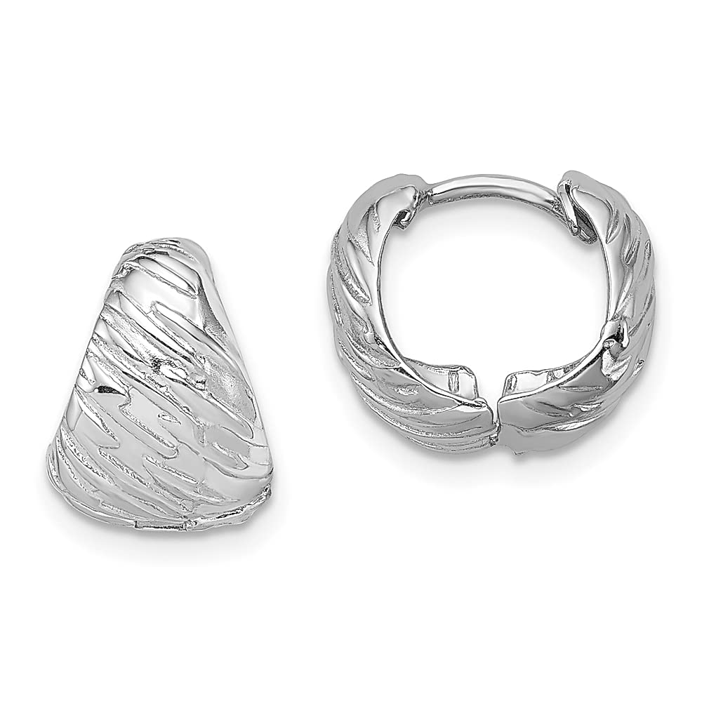 925 Sterling Silver Hinged Hoop Earrings for Women - Dainty & Elegant Fine Jewelry - Perfect Gift for Her - Ideal for Everyday Wear, Date Nights & Special Occasions