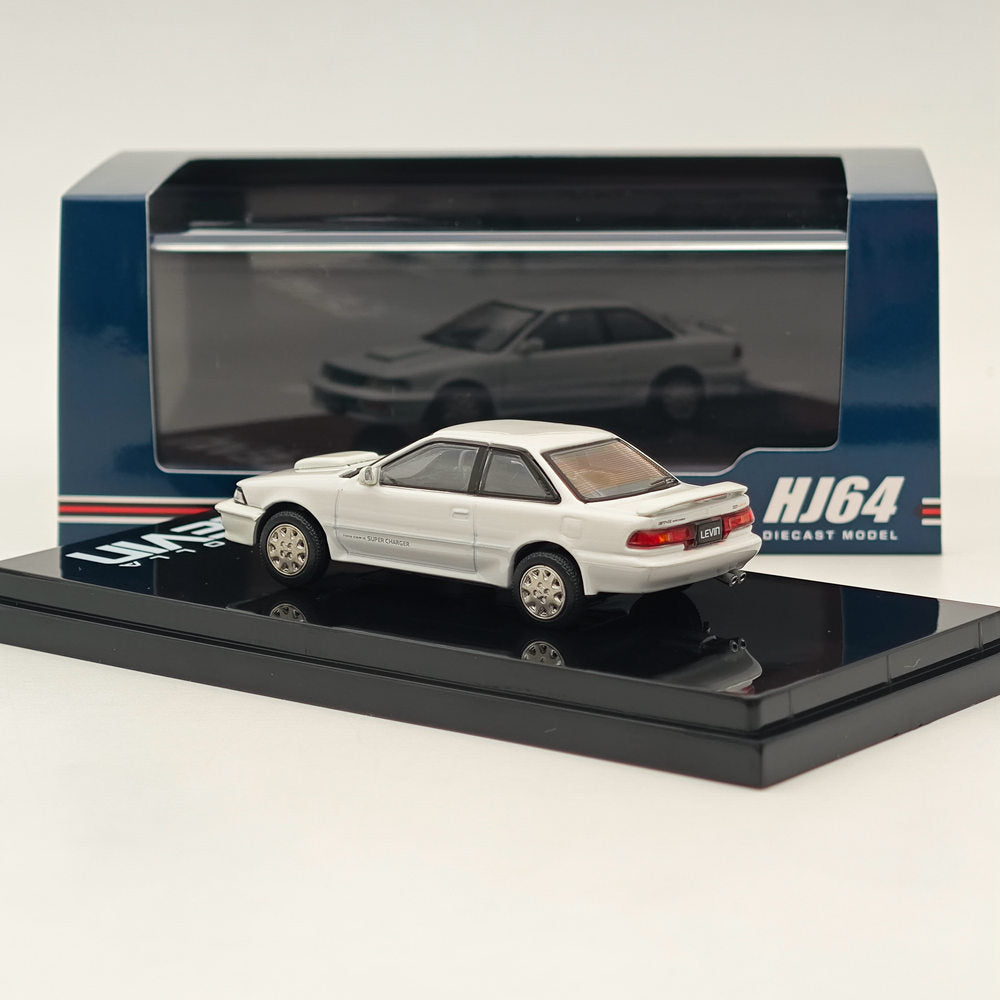 1/64 Toyota Corolla Levin GT Z AE92 Diecast Model Car - Super White II Limited Edition | Hobby Japan HJ643059ZW | Collectible Toy Car for Display & Racing Enthusiasts