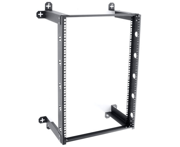 12U Open Frame Wall Mount Network Rack - 12 Inch Deep V-Line Design for Server, Switch & IT Equipment - Perfect for Home Office, Data Center & Network Closet Organization